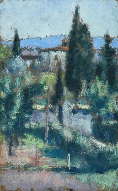 Ardengo Soffici - Veduta del poggio