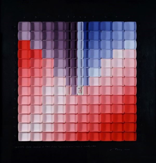 Ugo Cortesi - Piccolo falso espanso di Paul Klee "Ha testa, mani, piedi e cuore" 1930