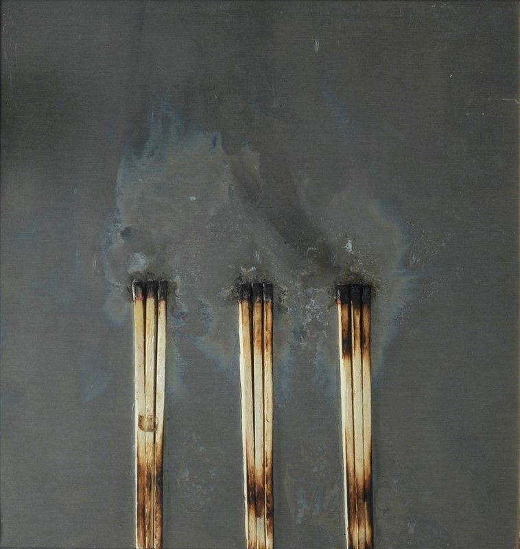 Bernard Aubertin - Dessin De Feu