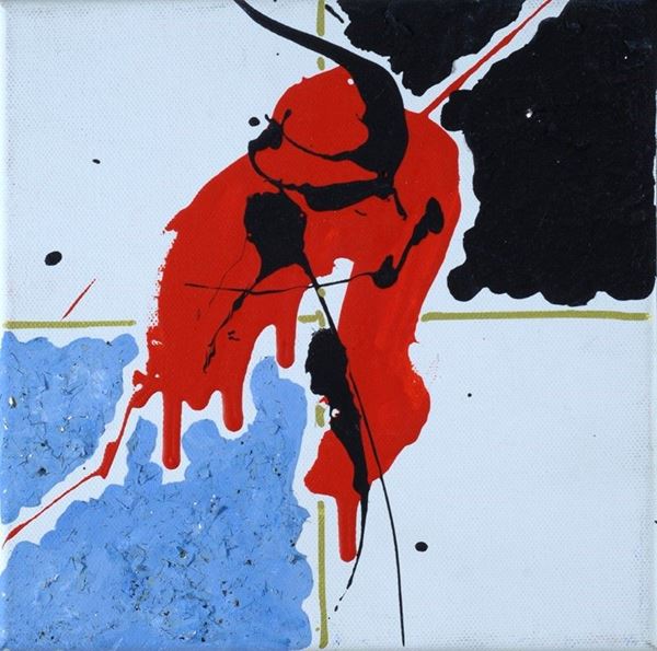 Ennio Finzi : Il gioco del doppio  (2014)  - Tecnica mista su tela - Auction Arte Moderna e Contemporanea - III - Galleria Pananti Casa d'Aste