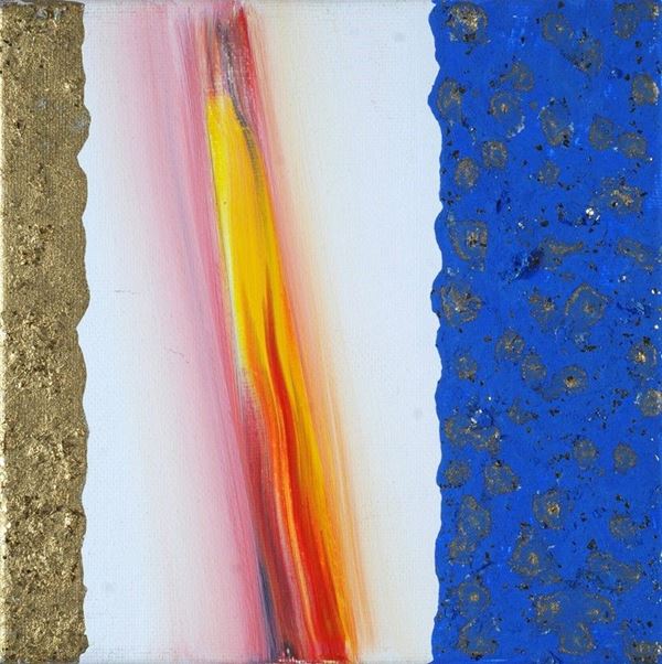Ennio Finzi : Il gioco del doppio   (2014)  - Tecnica mista su tela - Auction Arte Moderna e Contemporanea - III - Galleria Pananti Casa d'Aste