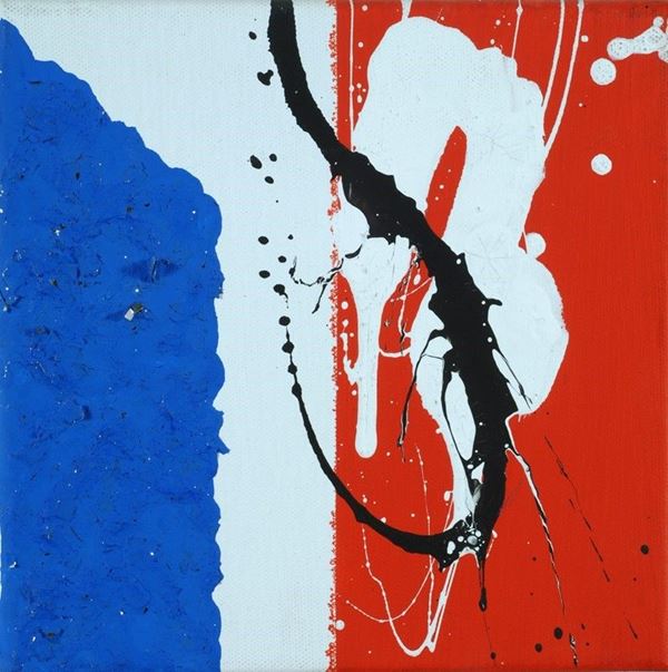 Ennio Finzi : Il gioco del doppio  - Tecnica mista su tela - Auction Arte Moderna e Contemporanea - III - Galleria Pananti Casa d'Aste