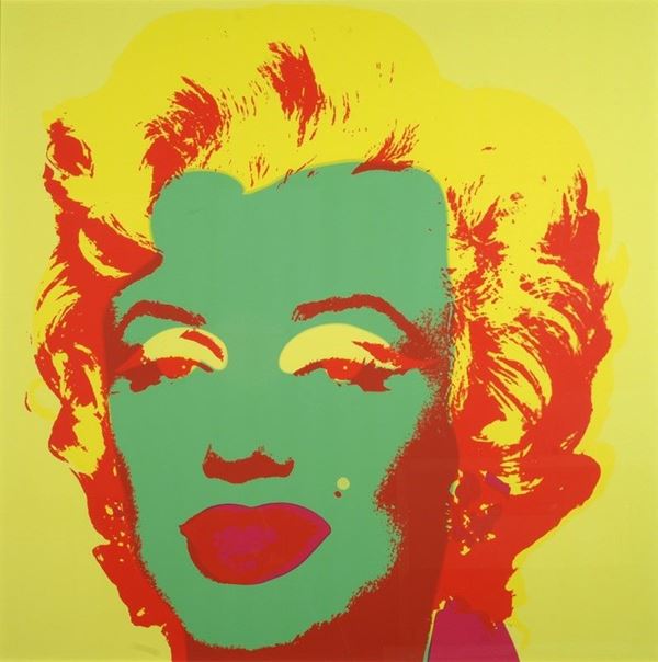 Andy Warhol (After) : Marilyn  - Serigrafia a colori su carta - Asta Arte Moderna e Contemporanea - III - Galleria Pananti Casa d'Aste