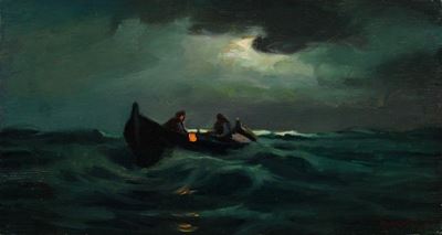 Barca nella Tempesta