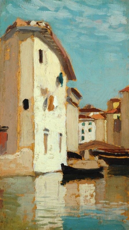 Scuola Toscana, fine XIX sec. - La Venezia livornese