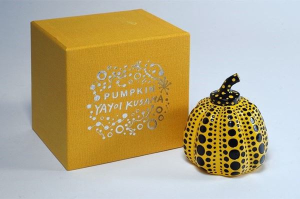 Yaoi Kusama : Yellow pumpkin  - Resina fusa e verniciata - Auction Arte Moderna e Contemporanea - III - Galleria Pananti Casa d'Aste