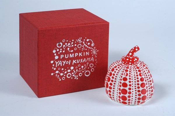 Yaoi Kusama : Red pumpkin  - Resina fusa e verniciata - Asta Arte Moderna e Contemporanea - III - Galleria Pananti Casa d'Aste