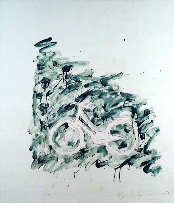 Mario Schifano : Senza titolo  (Seconda metà anni '70)  - Smalto su tela - Auction Arte Moderna e Contemporanea - III - Galleria Pananti Casa d'Aste