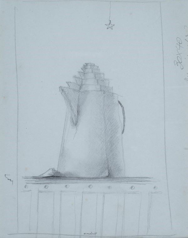 Armodio  (Schenardi Vilmore) : Senza titolo  (1997)  - Matita su carta - Auction Arte Moderna e Contemporanea - III - Galleria Pananti Casa d'Aste