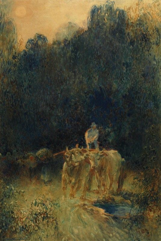 Plinio Nomellini - Lavoro nei campi