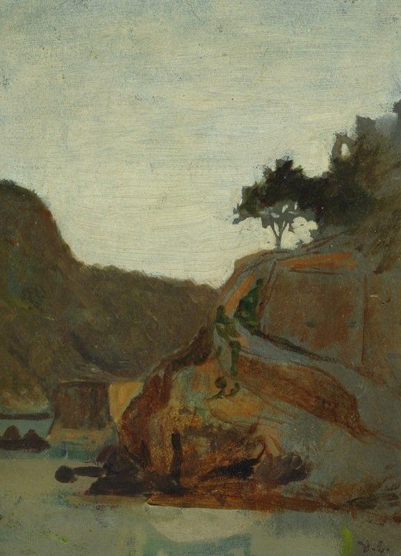 Vincenzo Cabianca - Paesaggio collinare
