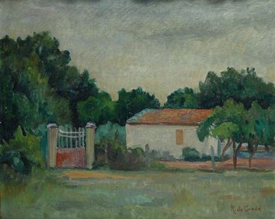 Paesaggio con Caseggiato