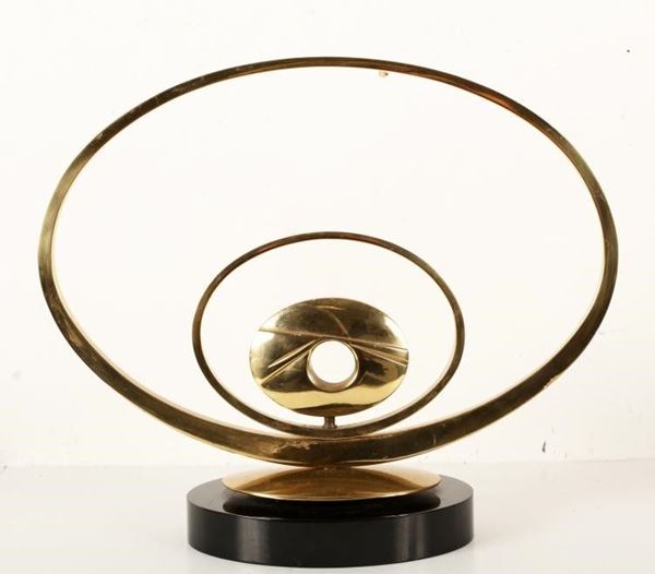 Carmelo Cappello : Rotatoria ovale mobile  - Bronzo - Auction Arte Moderna e Contemporanea - III - Galleria Pananti Casa d'Aste