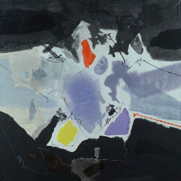 Gino Morandis : Senza titolo  (1991)  - Tecnica mista su tela - Asta Arte Moderna e Contemporanea - III - Galleria Pananti Casa d'Aste