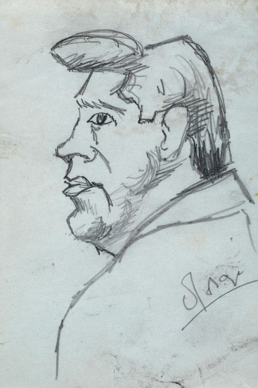 Ottone Rosai - Profilo di Uomo