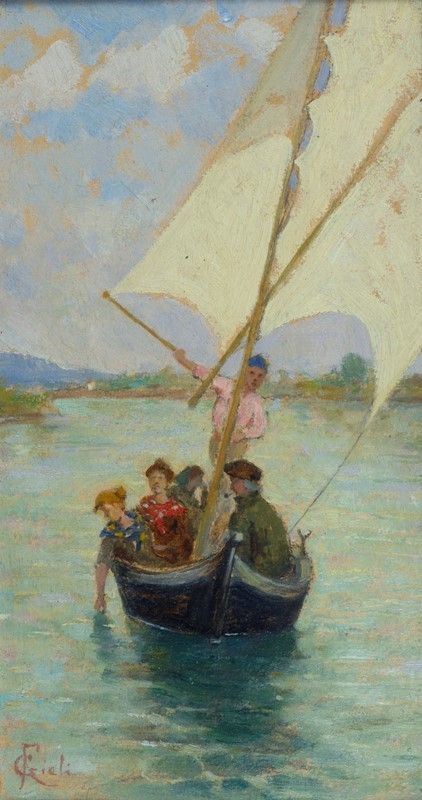 Francesco Gioli - Gita in barca a Bocca d'Arno