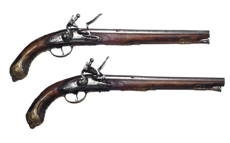 Coppia di Pistole a Pietra Focaia / a Pair Of Flintlock Pistols