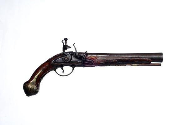 Rara pistola a pietra focaia