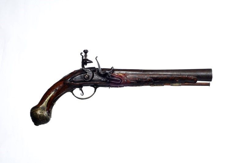Rara Pistola a Pietra Focaia