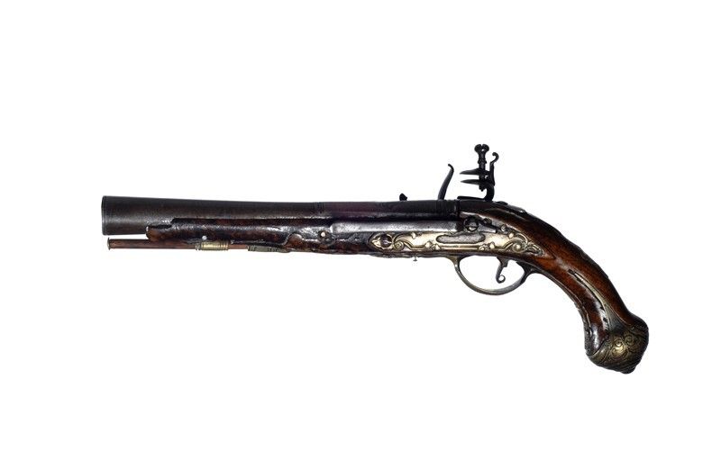 Rara Pistola a Pietra Focaia