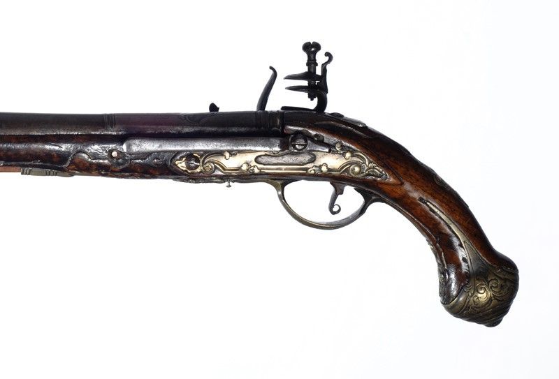 Rara Pistola a Pietra Focaia