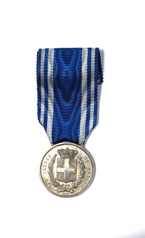 Medaglia al valore di marina in argento