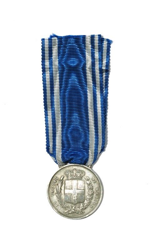 Medaglia al valore di marina in argento