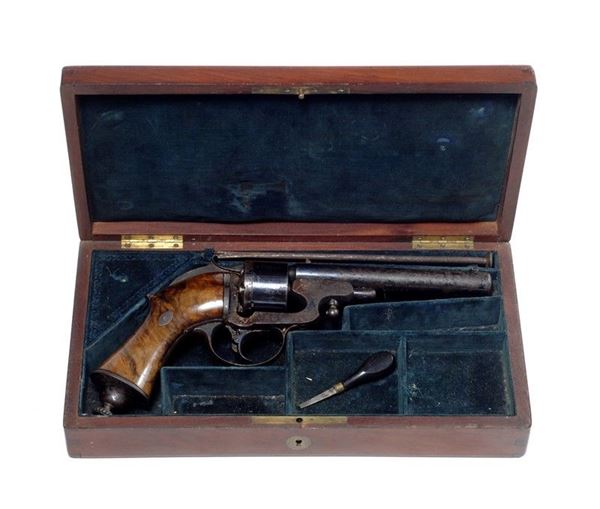 Raro revolver Pidault a percussione / A RARE PIDAULT PERCUSSION REVOLVER
