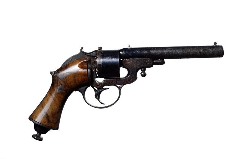 Raro Revolver Pidault a Percussione / a Rare Pidault Percussion Revolver