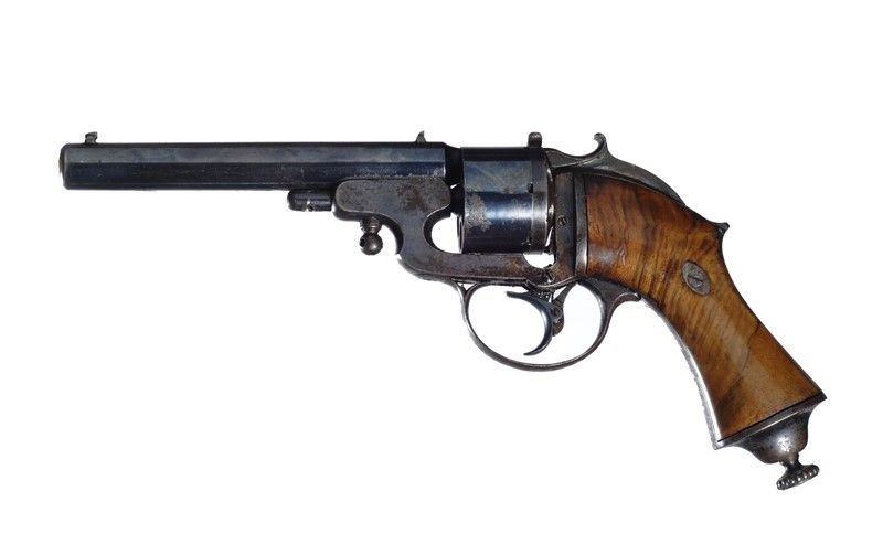 Raro Revolver Pidault a Percussione / a Rare Pidault Percussion Revolver