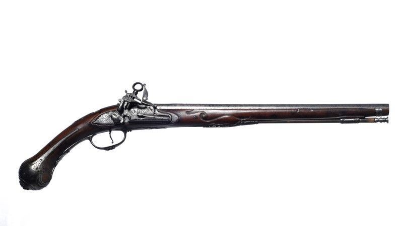 Pistola da Fonda a Pietra Focaia alla Romana