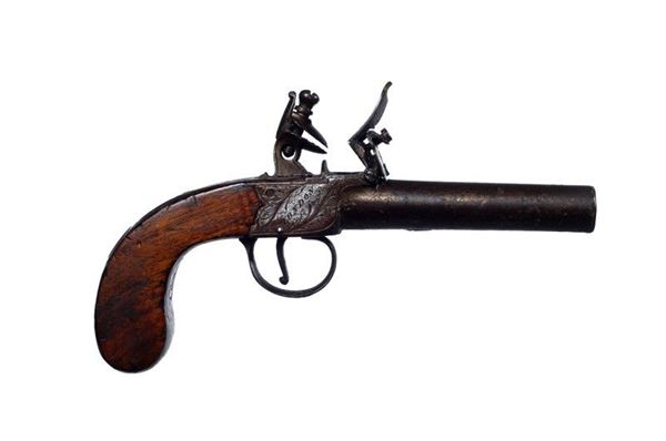 Pistola da tasca a pietra focaia