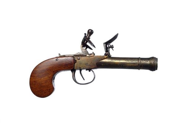 Pistola da tasca a pietra focaia