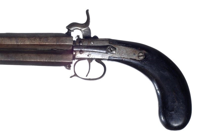 Rara Pistola a Luminello a Canne Girevoli Sovrapposte