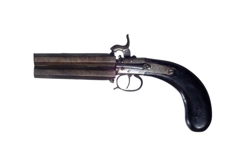 Rara Pistola a Luminello a Canne Girevoli Sovrapposte
