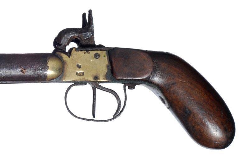Pistola a Canne Appaiate a Luminello / a Double-barrelled Percussion Pistol