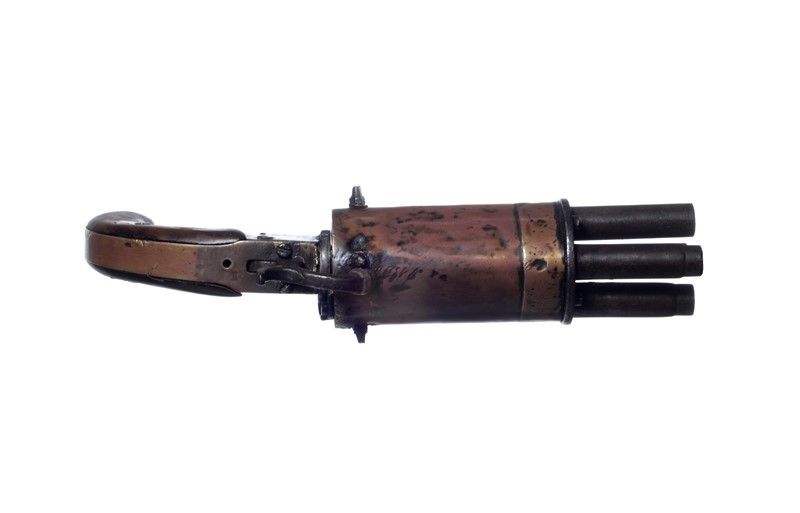 Rara Pistola a Rotazione Manuale