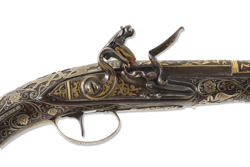 Importante e Rara Coppia di Pistole a Pietra Focaia / An Important Rare Pair Of Flintlock Pistols