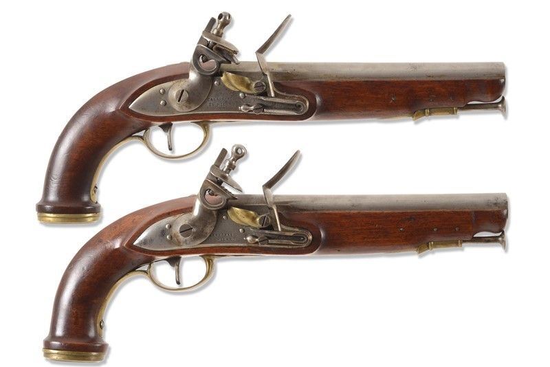 Rara Coppia di Pistole da Ufficiale / a Rare Pair Of Officer’s Pistols