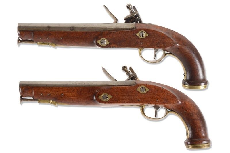 Rara Coppia di Pistole da Ufficiale / a Rare Pair Of Officer’s Pistols