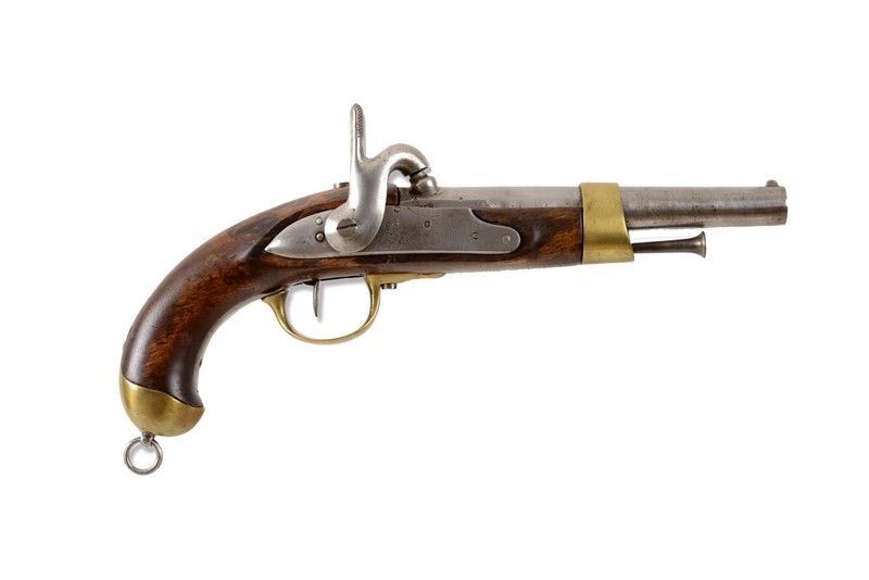 Pistola a Luminello Ridotta dalla Pietra Focaia