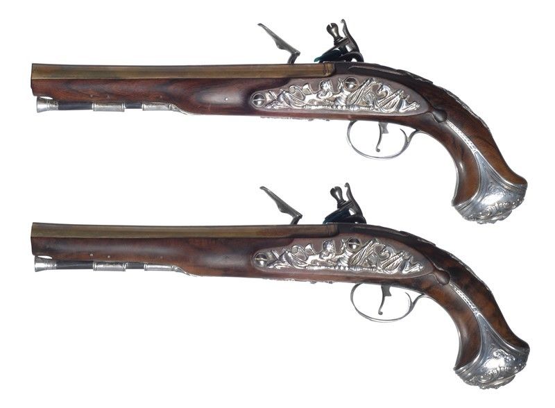 Coppia di Pistole a Pietra Focaia / a Pair Of Flintlock Pistols