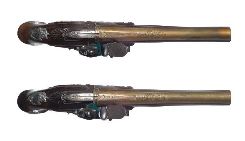 Coppia di Pistole a Pietra Focaia / a Pair Of Flintlock Pistols