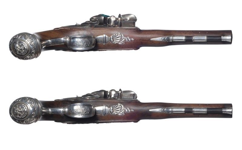Coppia di Pistole a Pietra Focaia / a Pair Of Flintlock Pistols