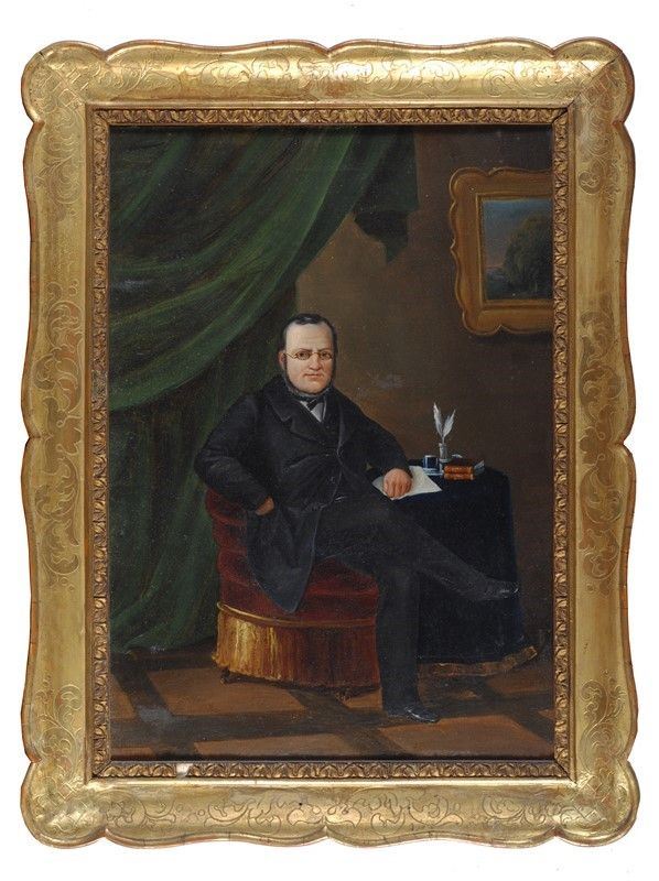 Anonimo, XIX sec. - Ritratto di Cavour