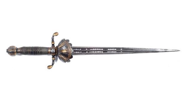 Daga mano sinistra / A MAIN GAUCHE DAGGER  (Italia del Nord, 1630 ca.)  - Asta Armi antiche e Militaria - Galleria Pananti Casa d'Aste