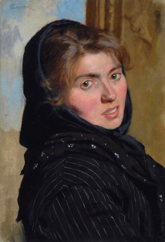 Eugenio Cecconi - Ritratto di donna