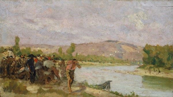 Angiolo Tommasi - Tragedia in arno