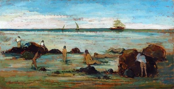 Giovanni Bartolena - Le bagnanti