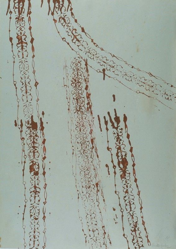 Renato Mambor : Rulli  (1969)  - Acrilico su cartone - Auction Grafica ed Edizioni, Arte Moderna e Contemporanea - III - Galleria Pananti Casa d'Aste